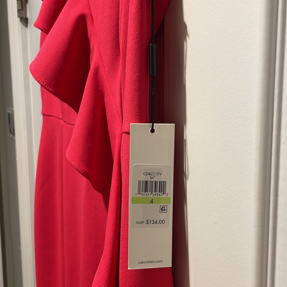 Calvin Klein Ruffle Dress Brand New!!! - Picture 6 of 6
